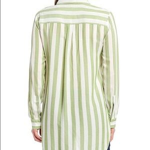 Jones New York with stripes Green  and White P-13